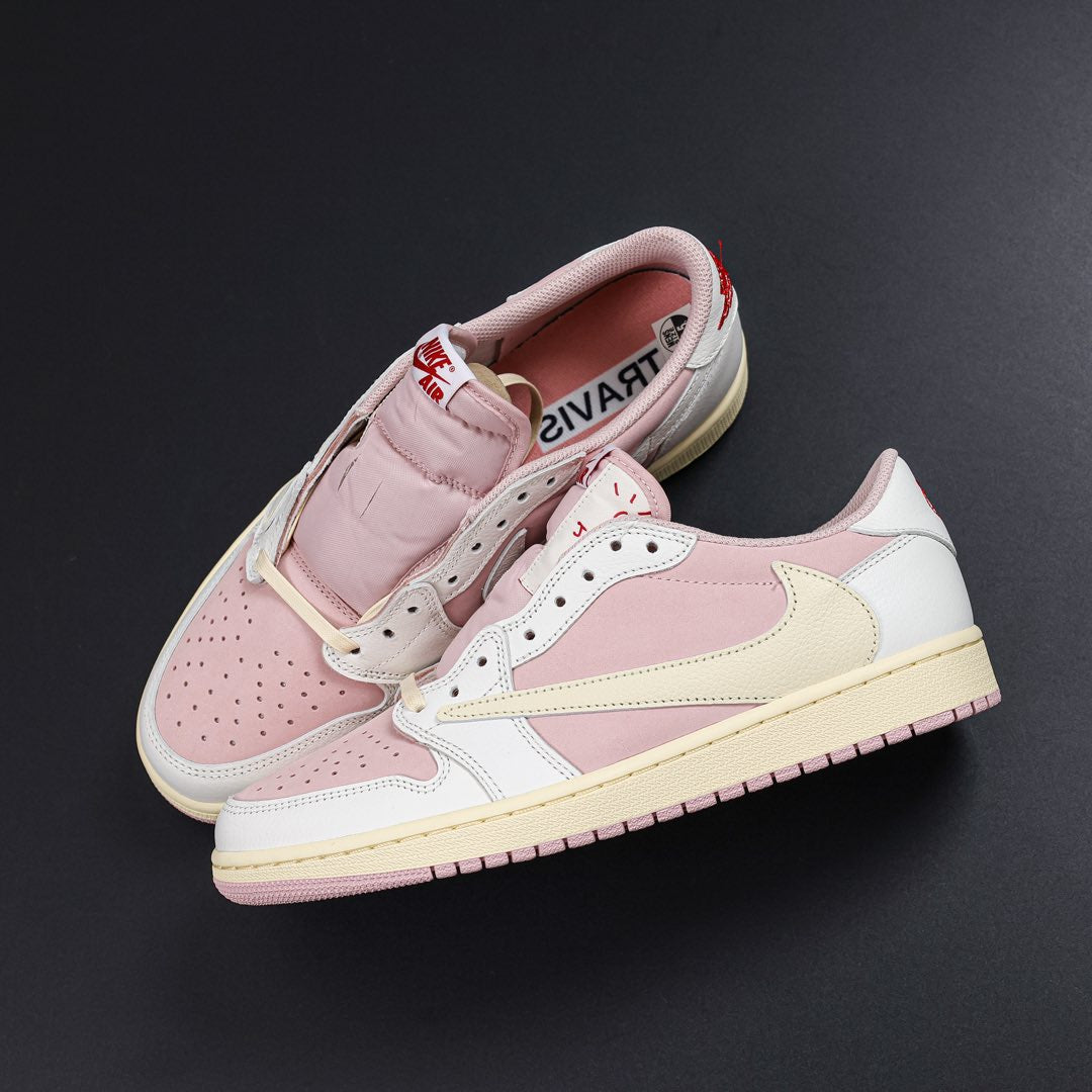 Travis Scott x Air Jordan 1 Low OG Shy Pink