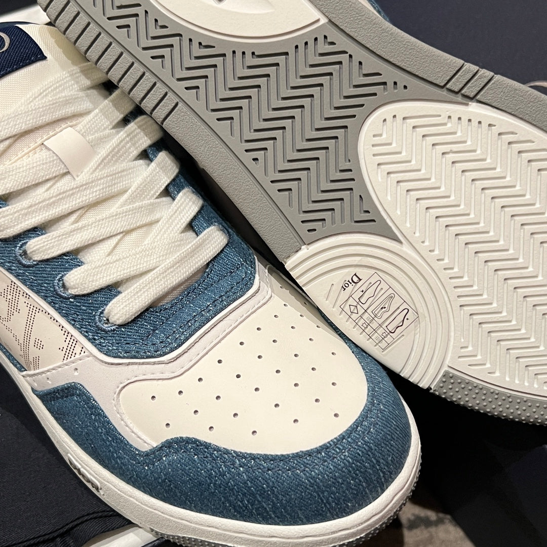 Dior B27 Uptown Low-Top Sneaker Denim blue