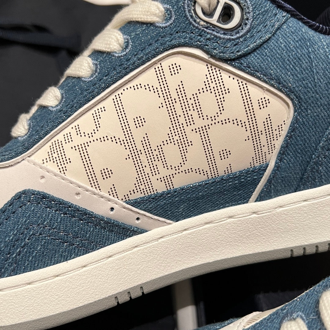 Dior B27 Uptown Low-Top Sneaker Denim blue