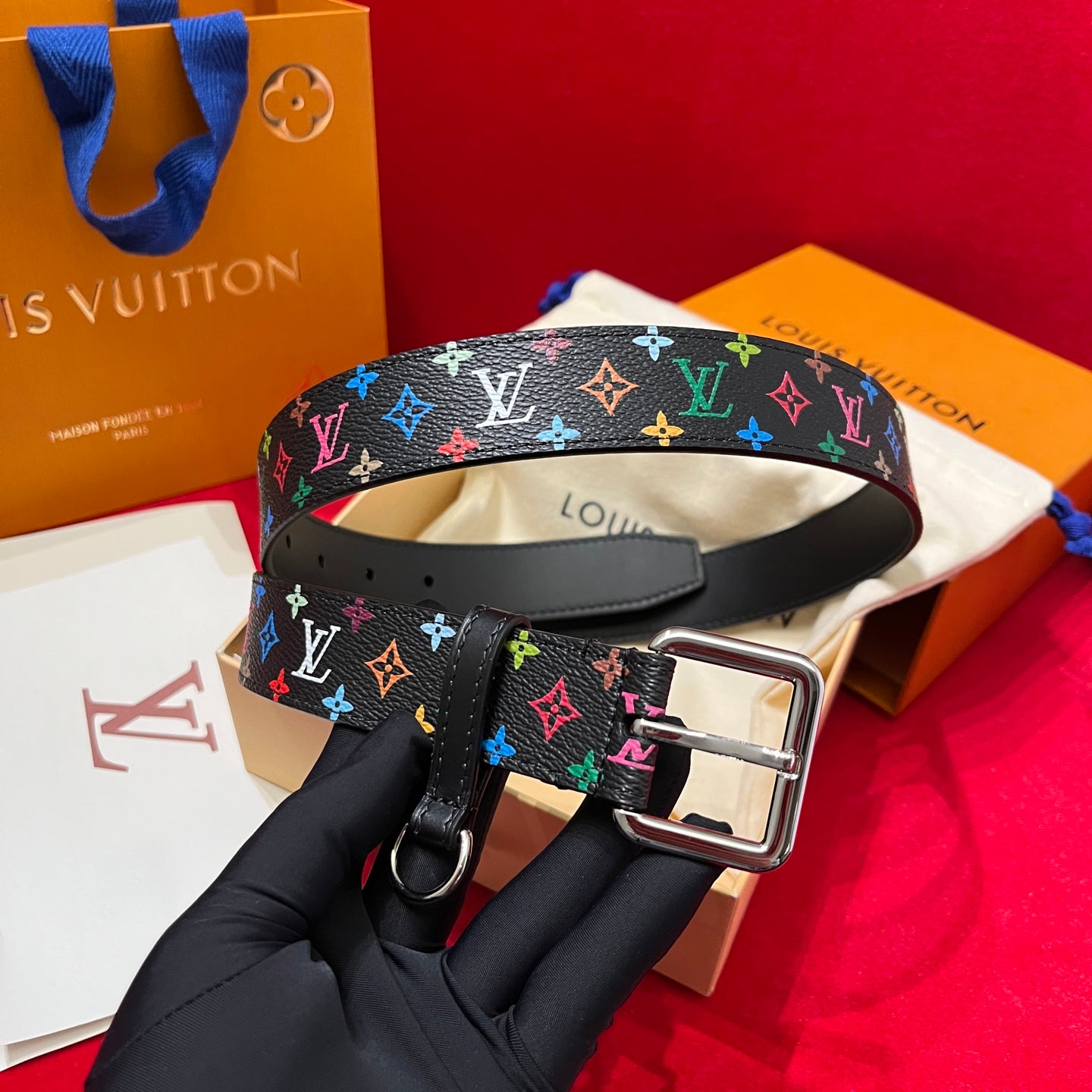 LV x TM LV D-Ring 30mm Belt M8982U
