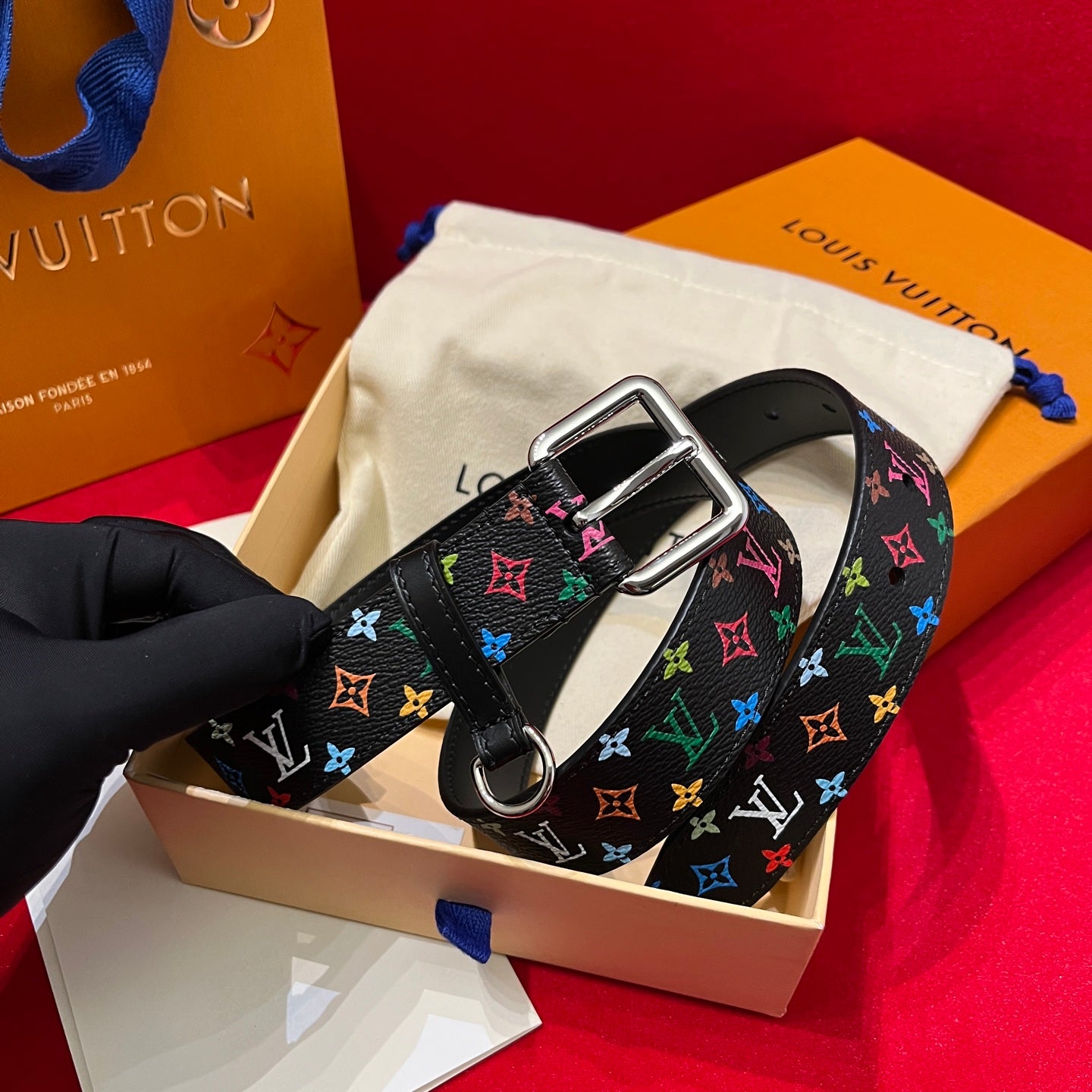 LV x TM LV D-Ring 30mm Belt M8982U