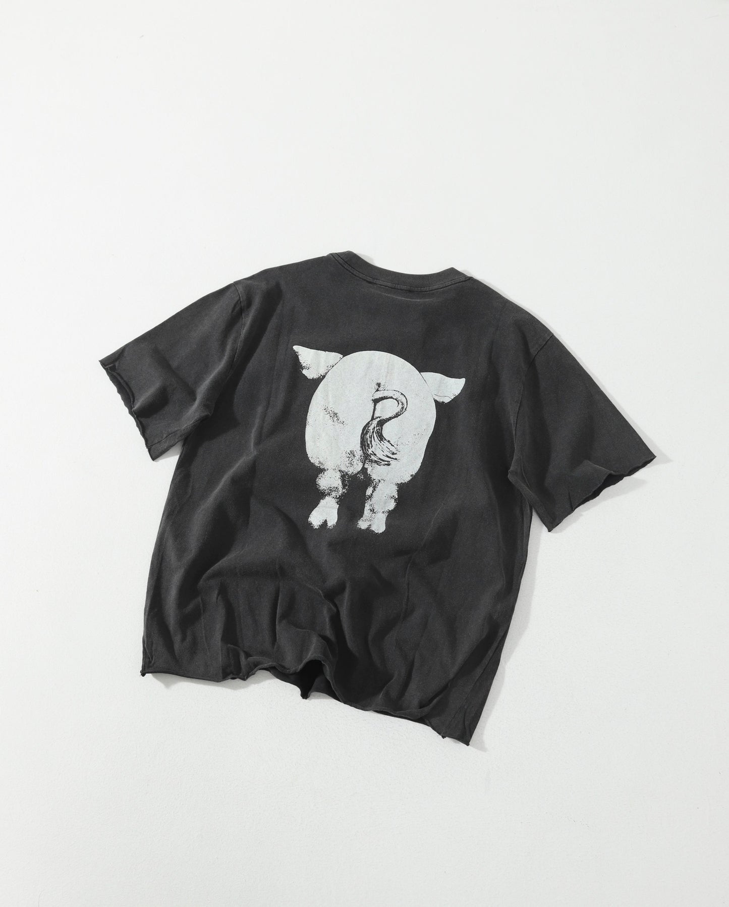 Enfants Riches Déprimés Junk Pig Assemblage Raglan T-Shirt 'Faded Black'