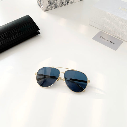 Dior Cannage A1U aviator sunglasses