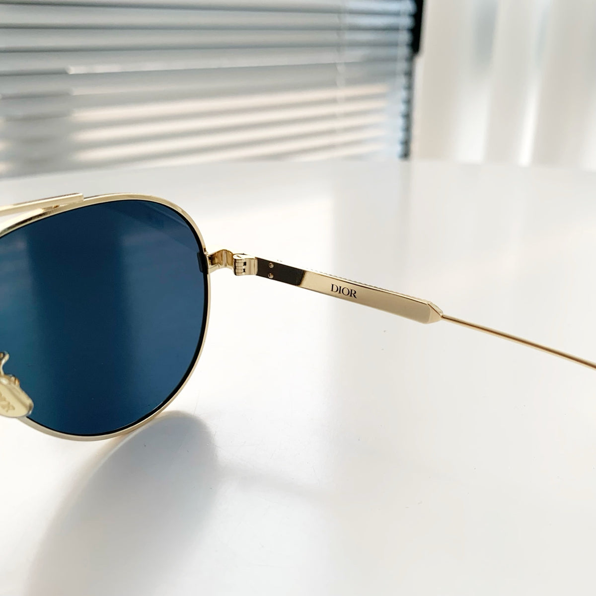 Dior Cannage A1U aviator sunglasses