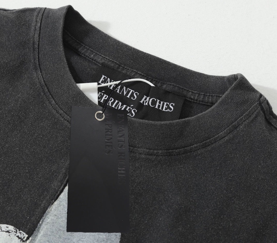 Enfants Riches Déprimés Junk Pig Assemblage Raglan T-Shirt 'Faded Black'
