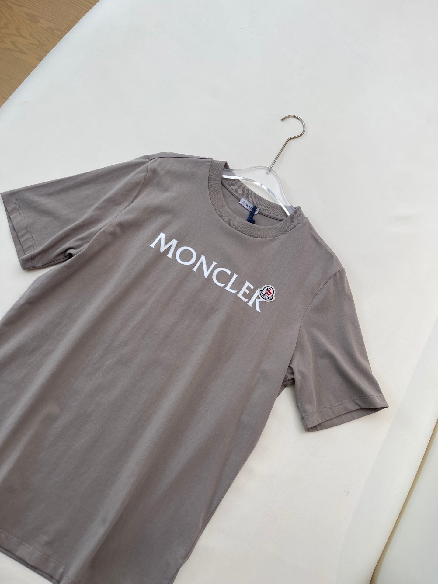 Moncler Logo-Flocked Appliquéd Cotton-Jersey T-Shirt