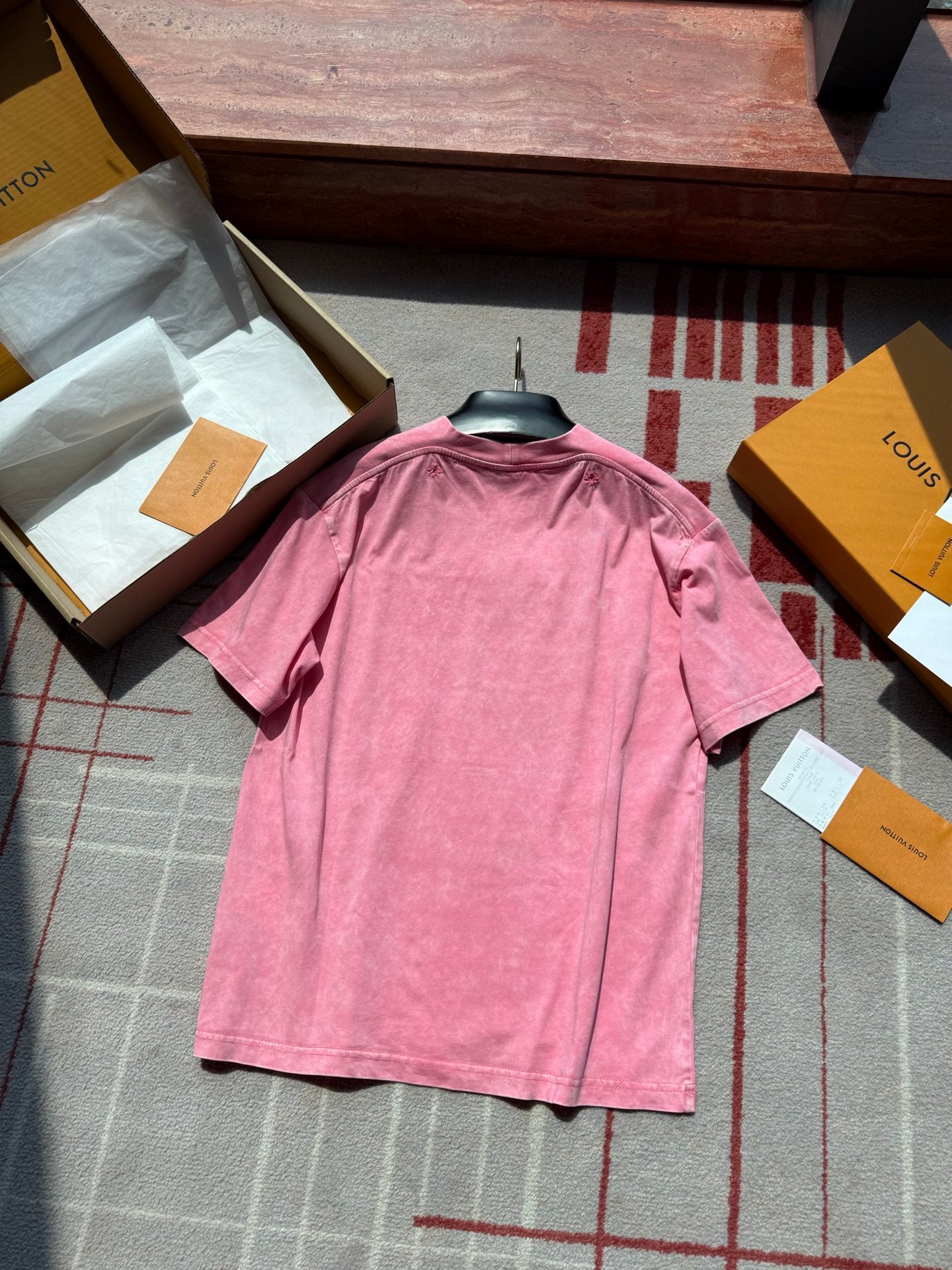 LV Washed Ribbed T-Shirt 1AHWA3