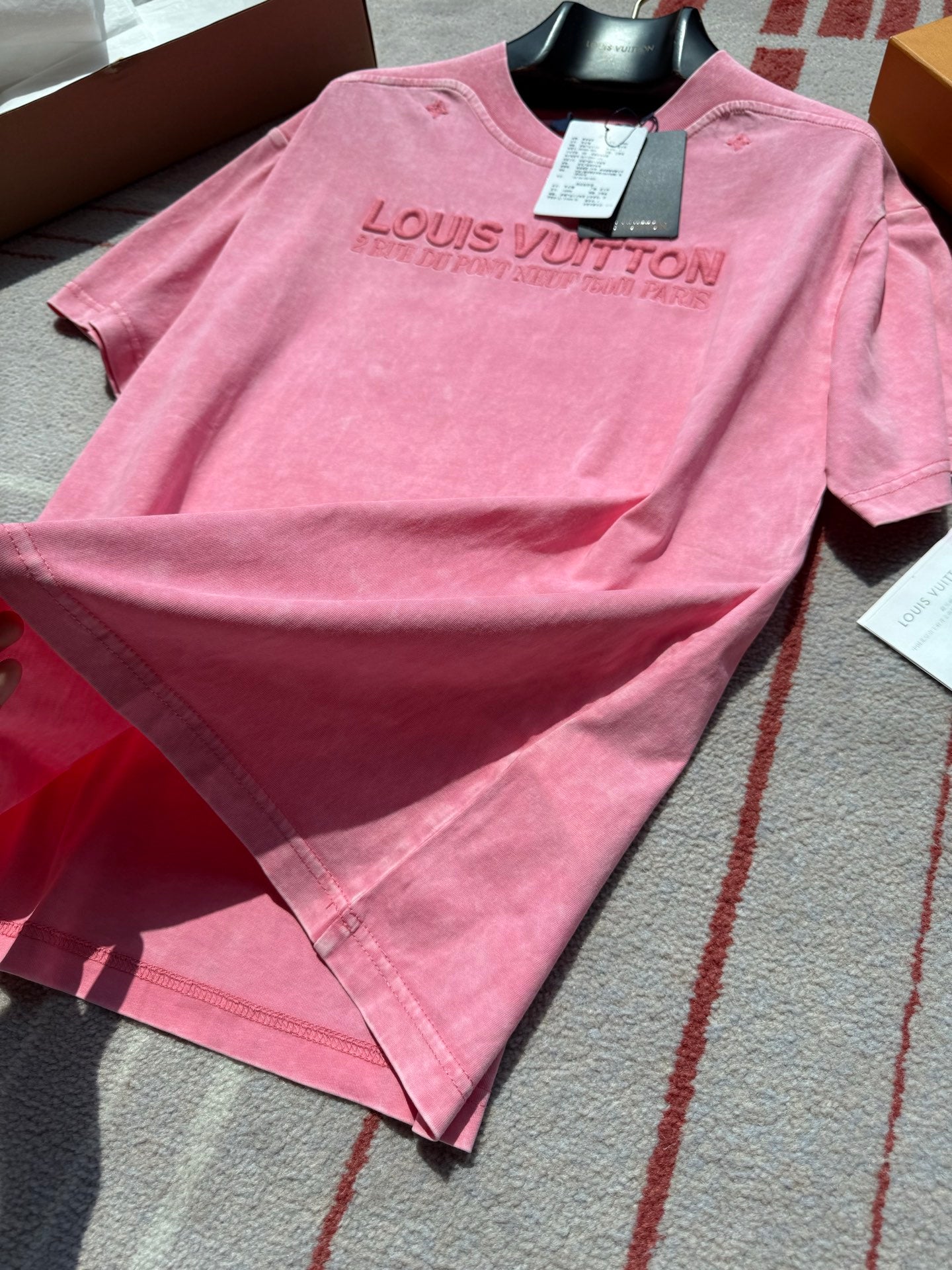 LV Washed Ribbed T-Shirt 1AHWA3