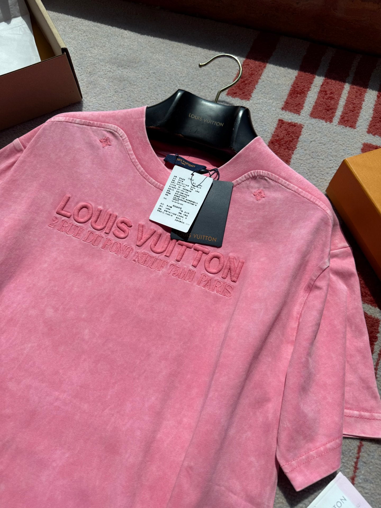 LV Washed Ribbed T-Shirt 1AHWA3