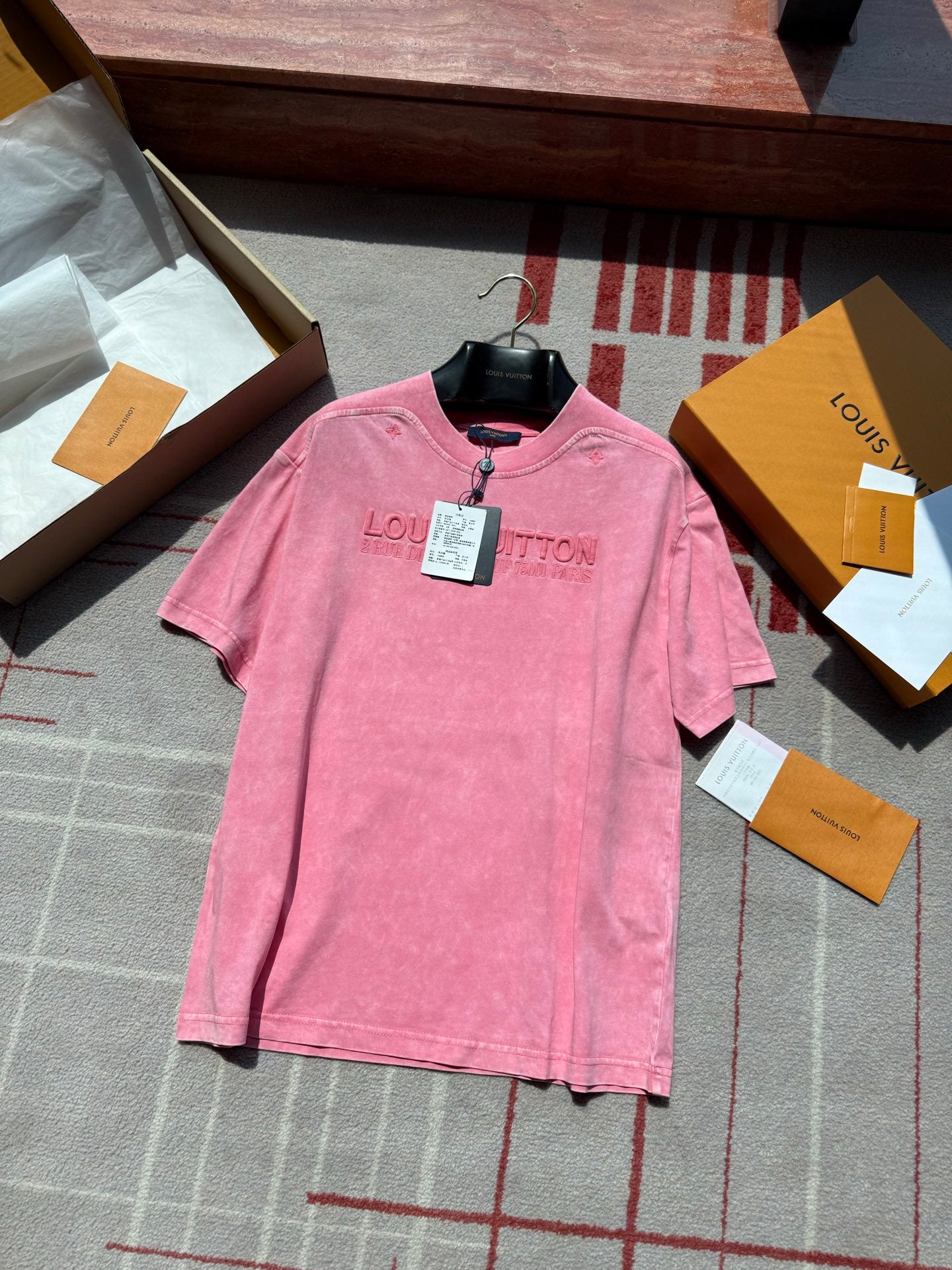 LV Washed Ribbed T-Shirt 1AHWA3