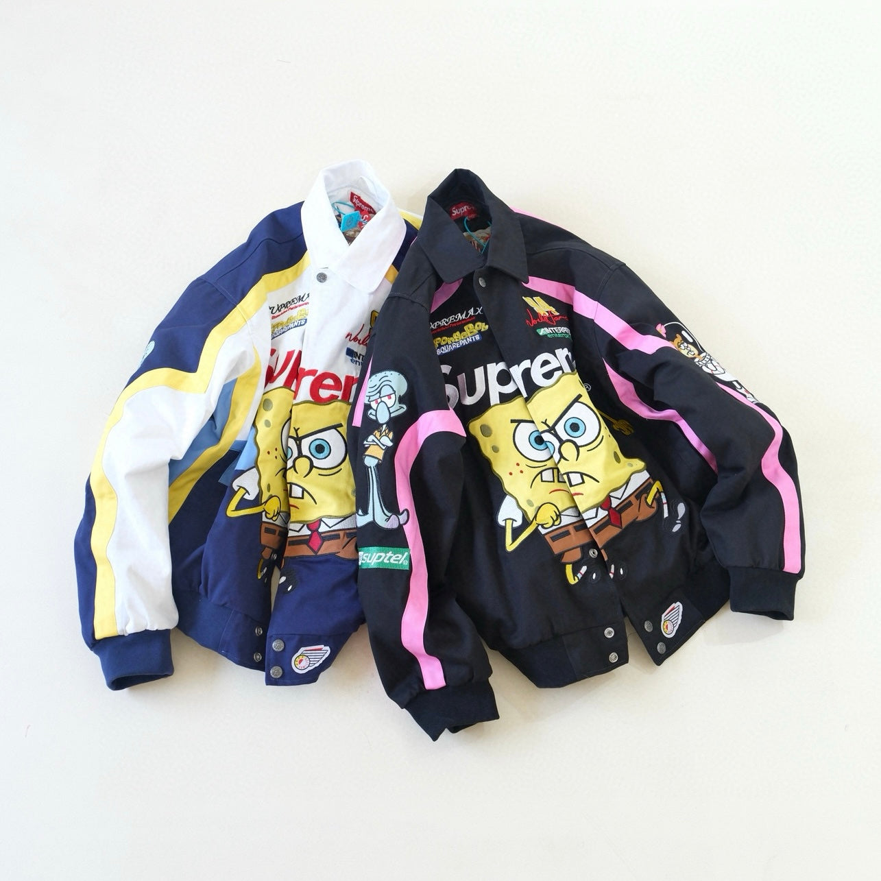 SUP X Supreme x SPONGEBOB SQUAREPANTS X JEFF HAMILTON Jacket