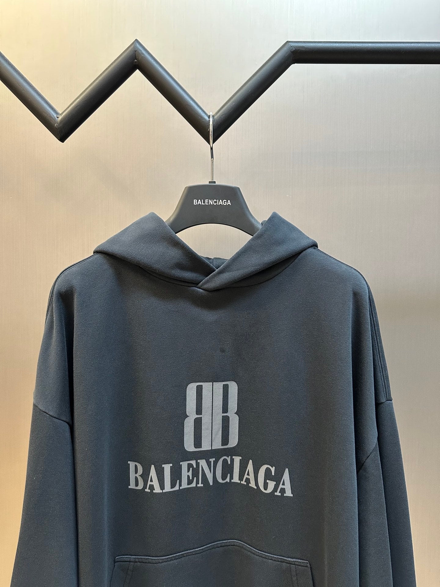 BB Men's Nano Bb Hoodie Medium Fit in Black Faded