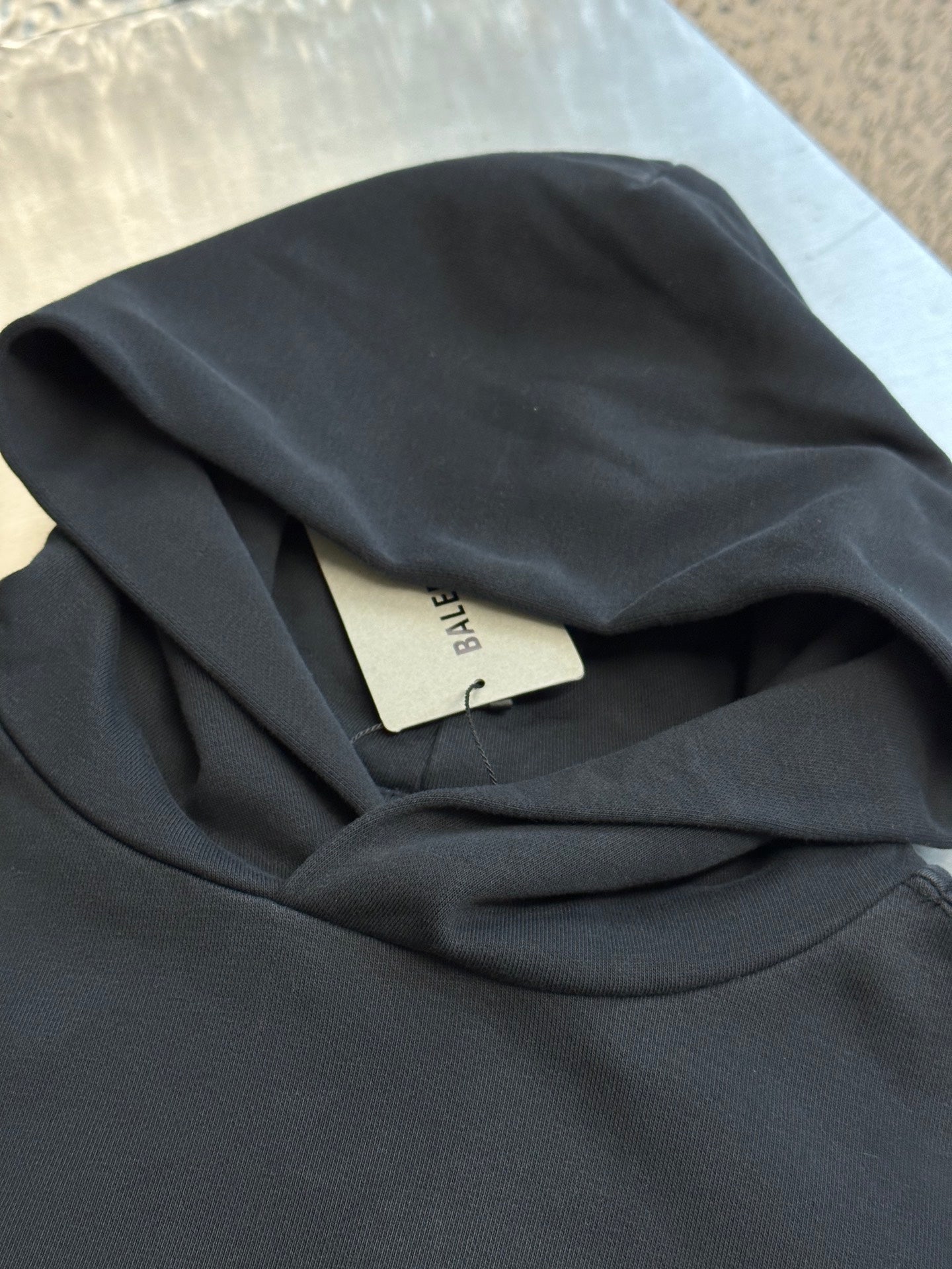 BB Men's Nano Bb Hoodie Medium Fit in Black Faded