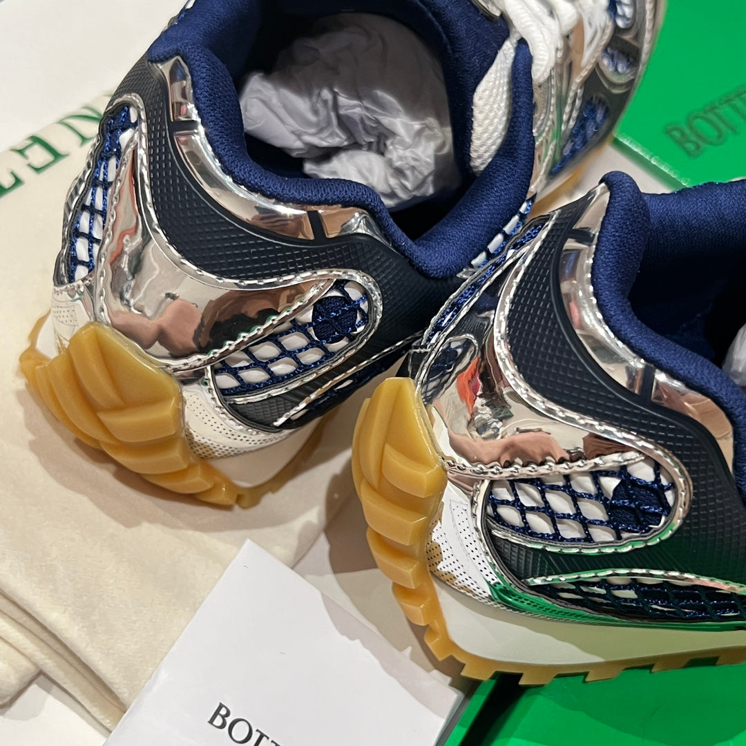 Bottega Veneta Orbit Sneakers Blue/Silver