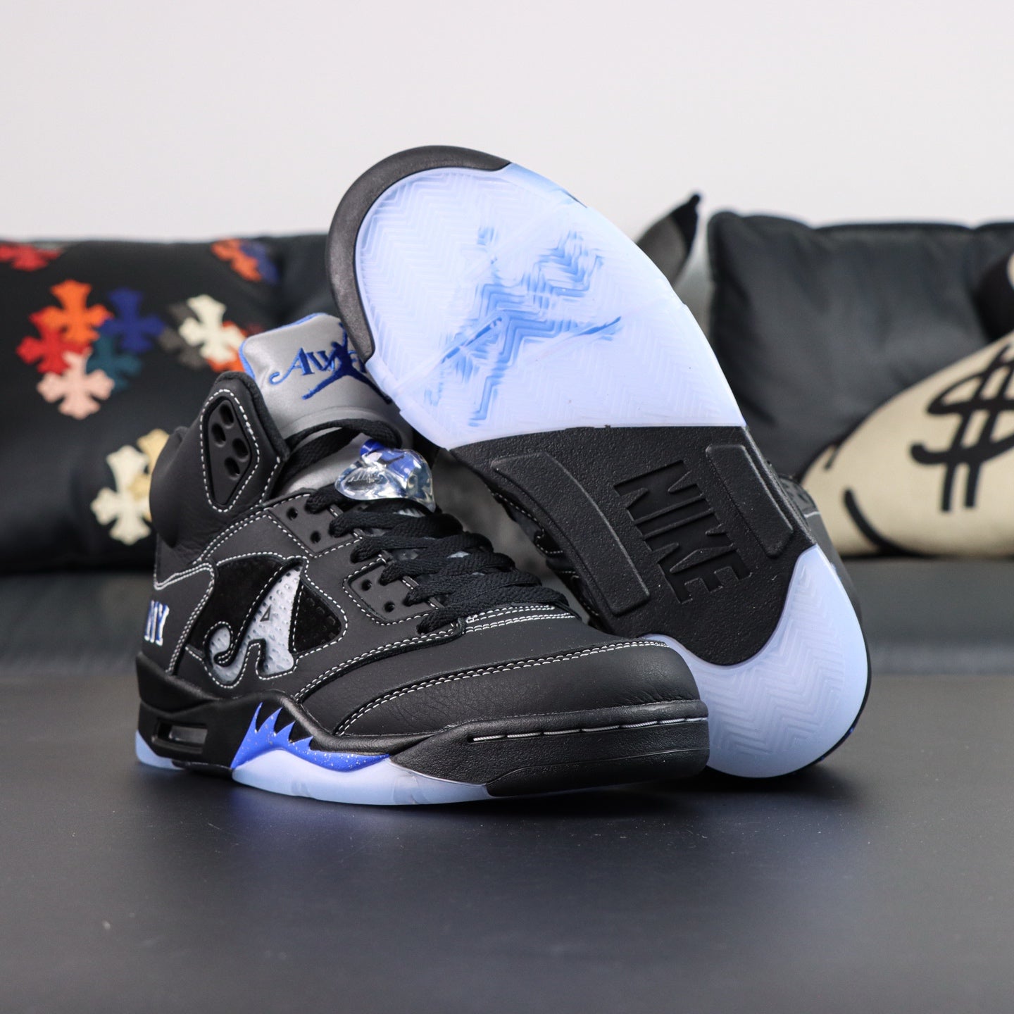 Awake NY x Air Jordan 5 Retro 'Black Racer Blue'
