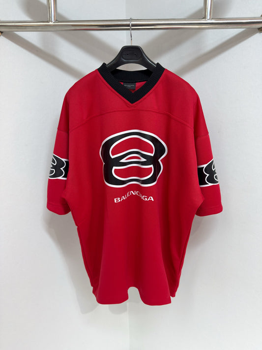 BB Men's American Football Top in Red