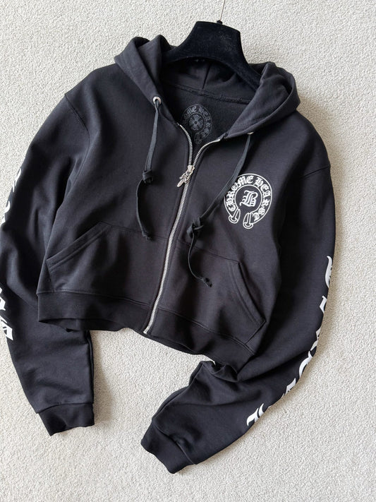 Chrome Hearts Bella Hadid Horseshoe Logo Hoodie