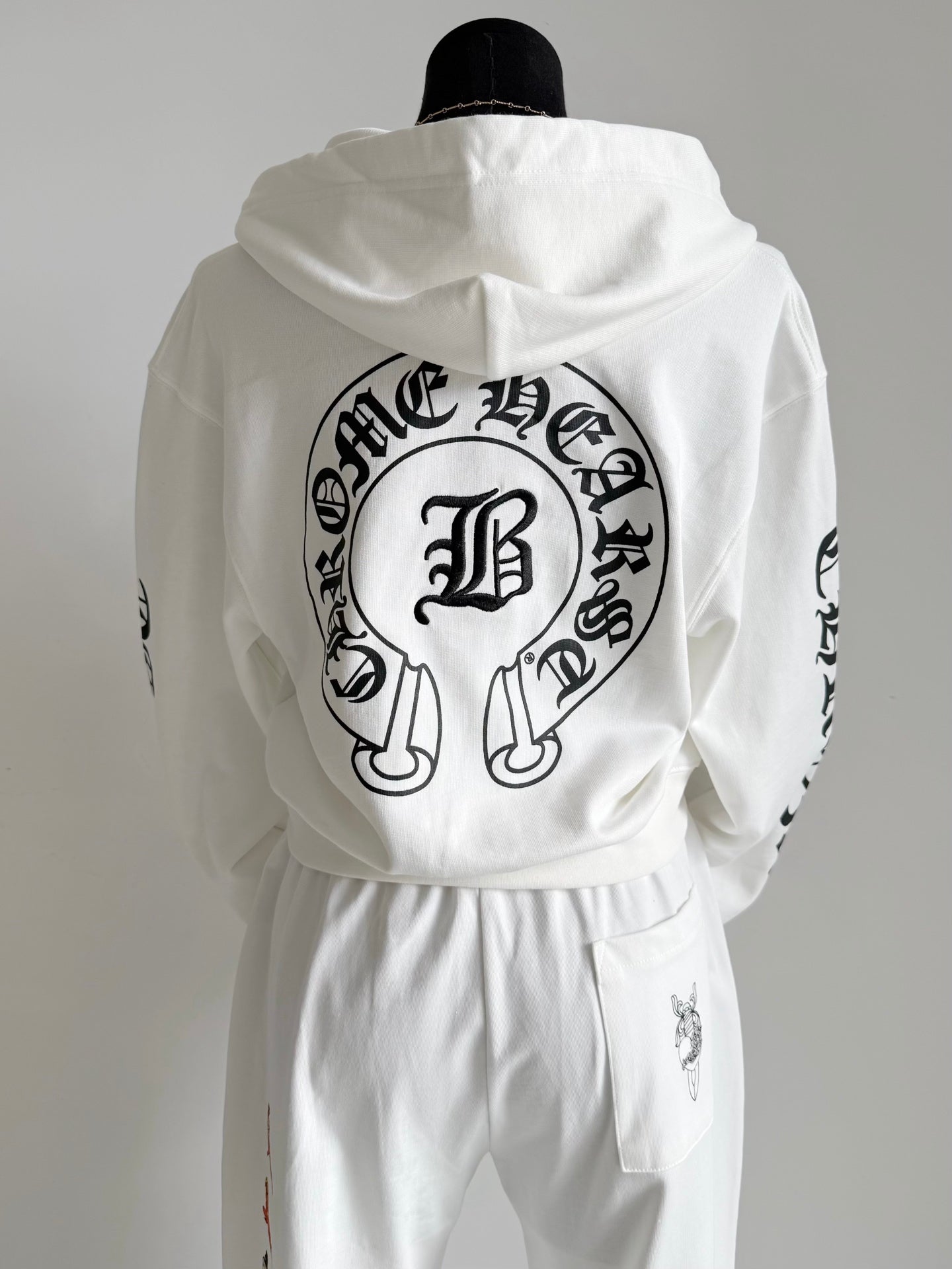 Chrome Hearts Bella Hadid Horseshoe Logo Hoodie