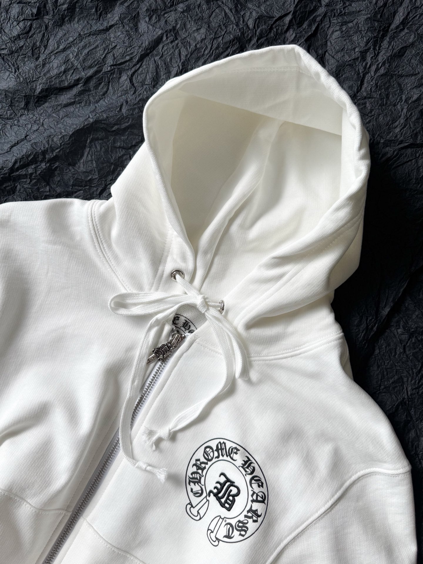 Chrome Hearts Bella Hadid Horseshoe Logo Hoodie