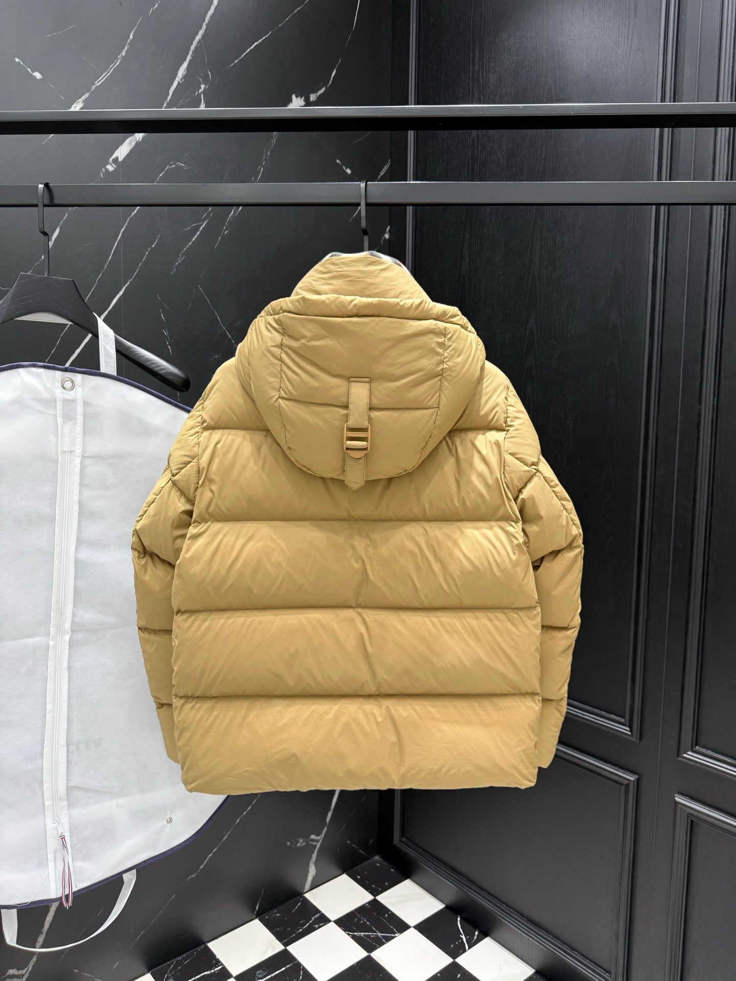 Burberry Hooded Quilted Down Jacket
