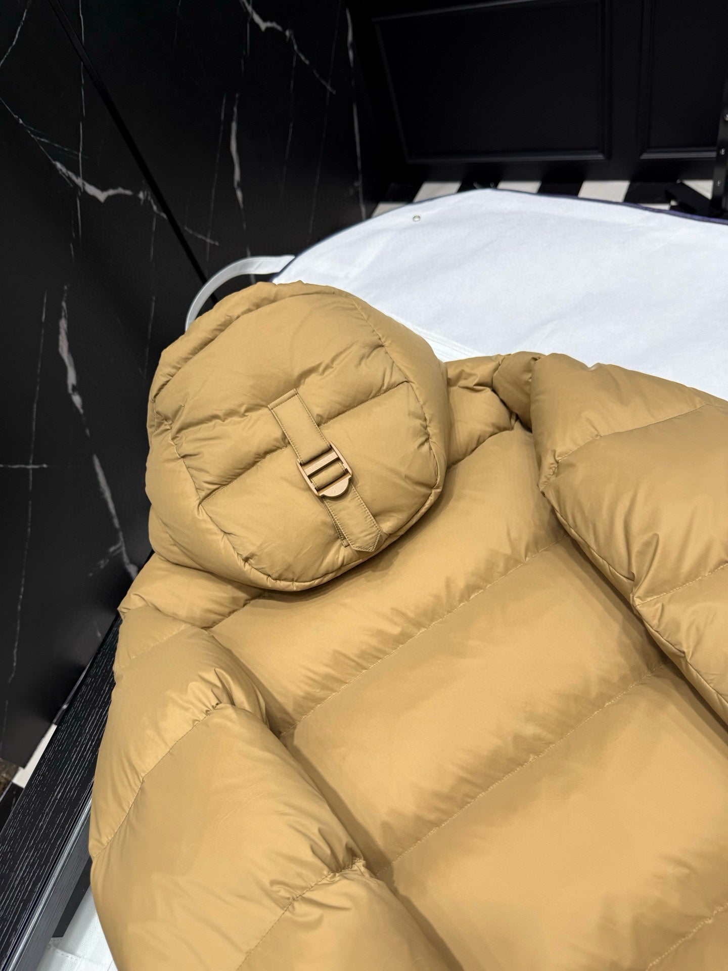 Burberry Hooded Quilted Down Jacket