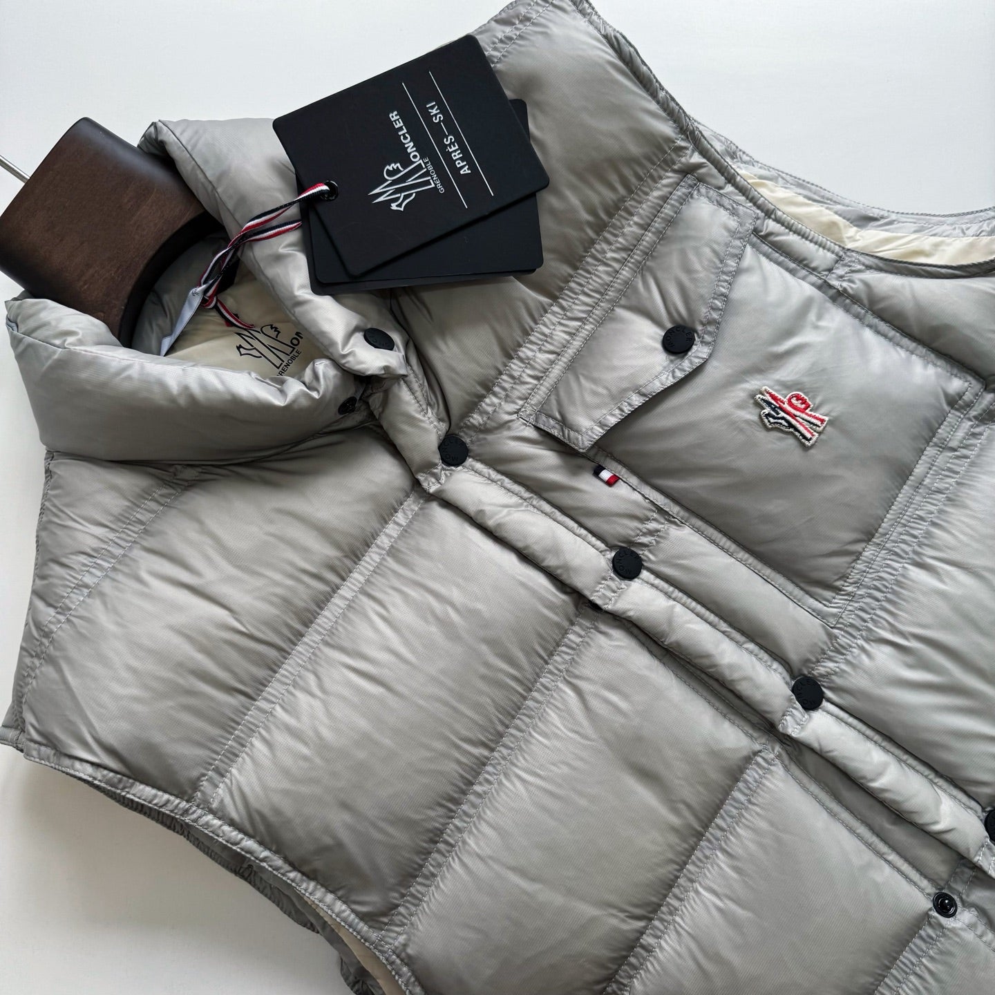 Moncler Grenoble Nylon Nantu Sleeveless Down Jacket