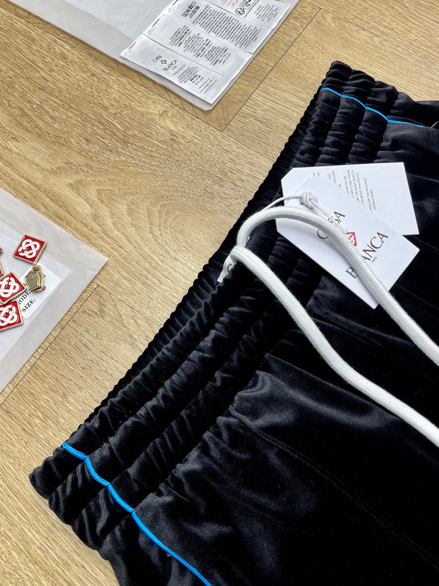 Casablanca Gradient Piping Velour Track Pants