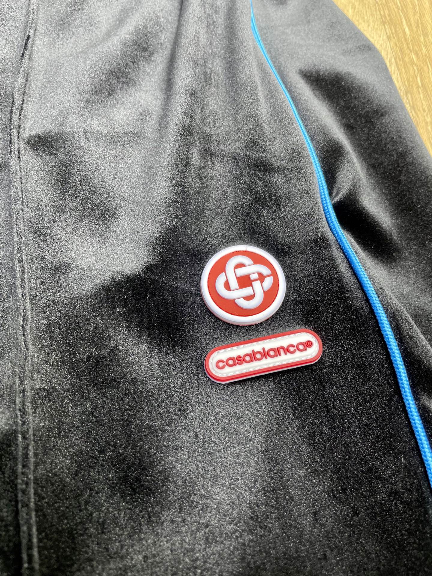 Casablanca Gradient Piping Velour Track Pants