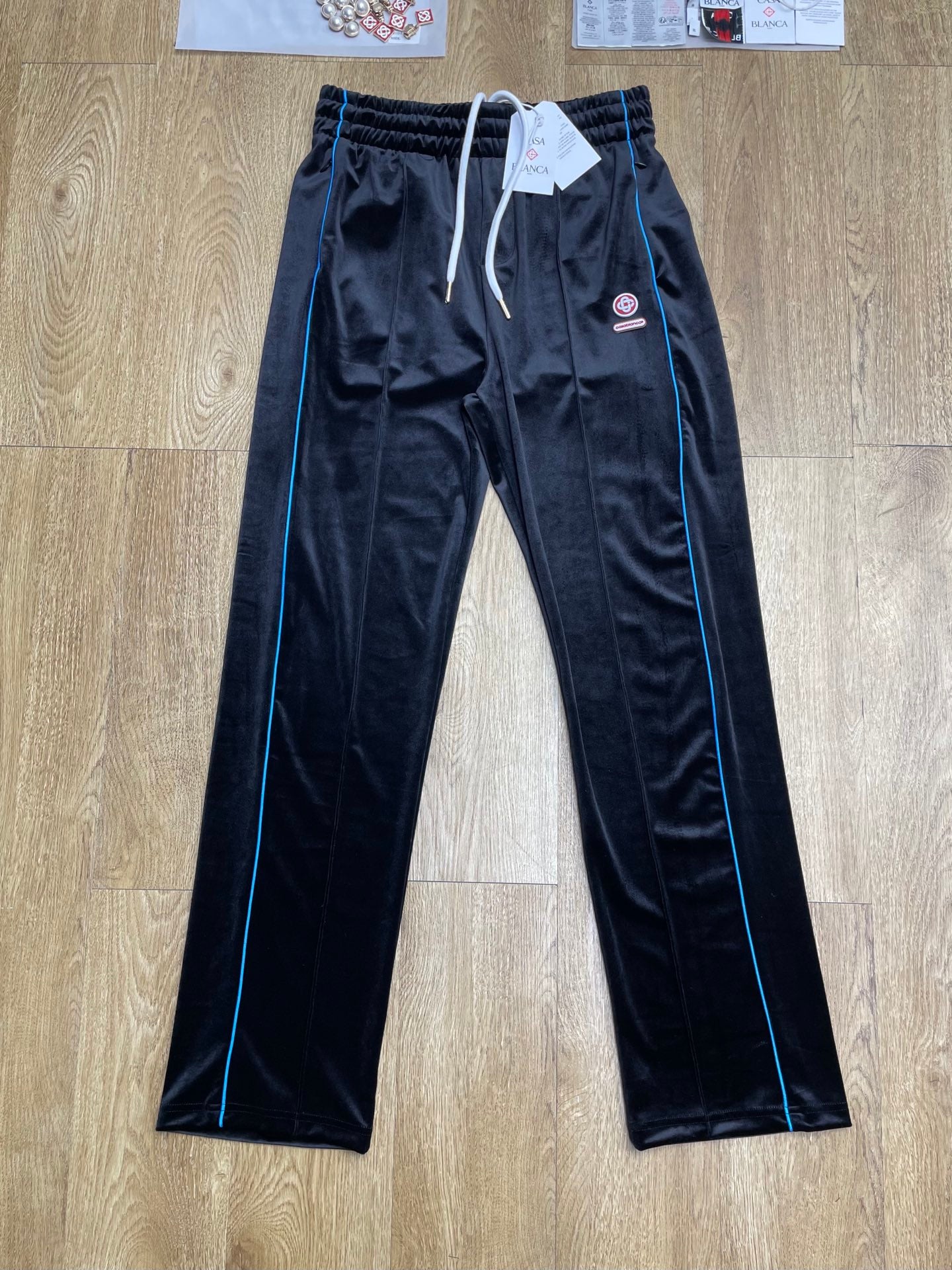 Casablanca Gradient Piping Velour Track Pants