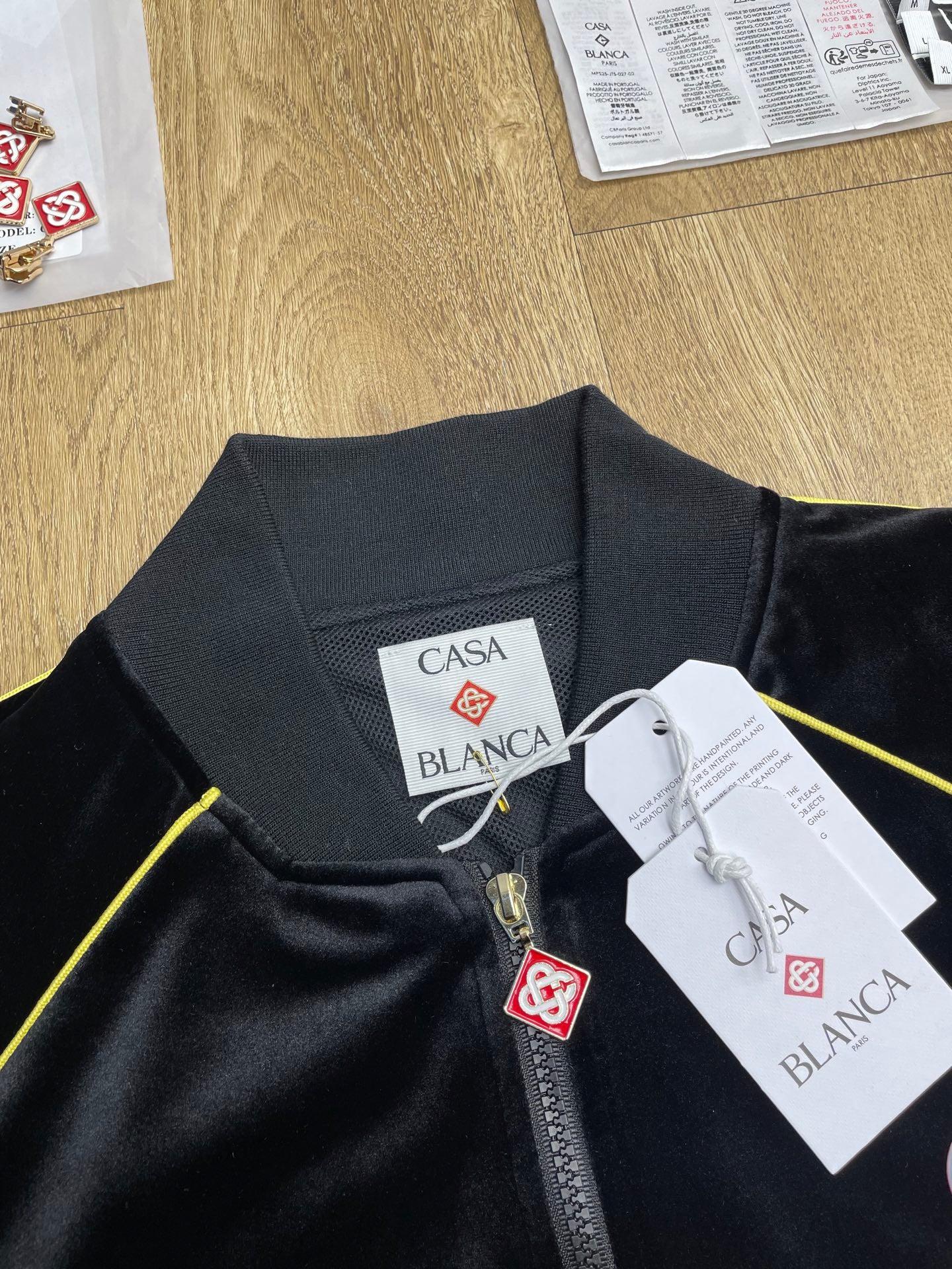 Casablanca Gradient Piping Velour Track Jacket