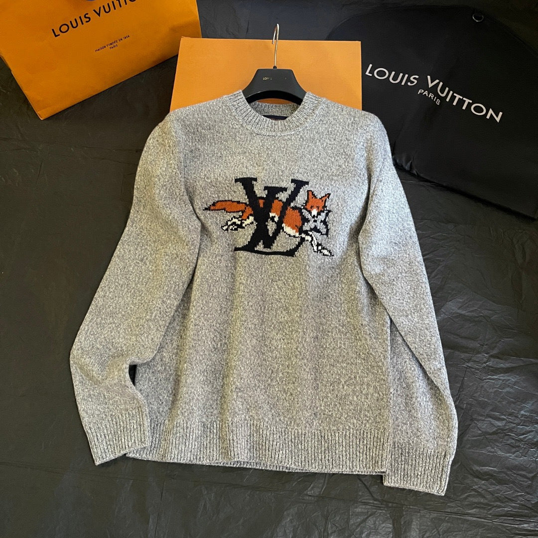 LV Chunky Wool-Cashmere Crewneck 1AJBU3
