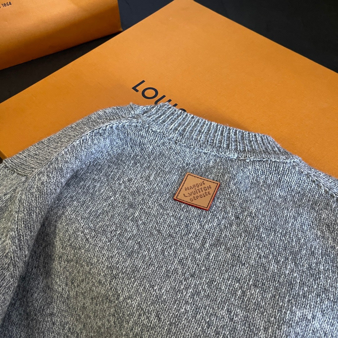 LV Chunky Wool-Cashmere Crewneck 1AJBU3