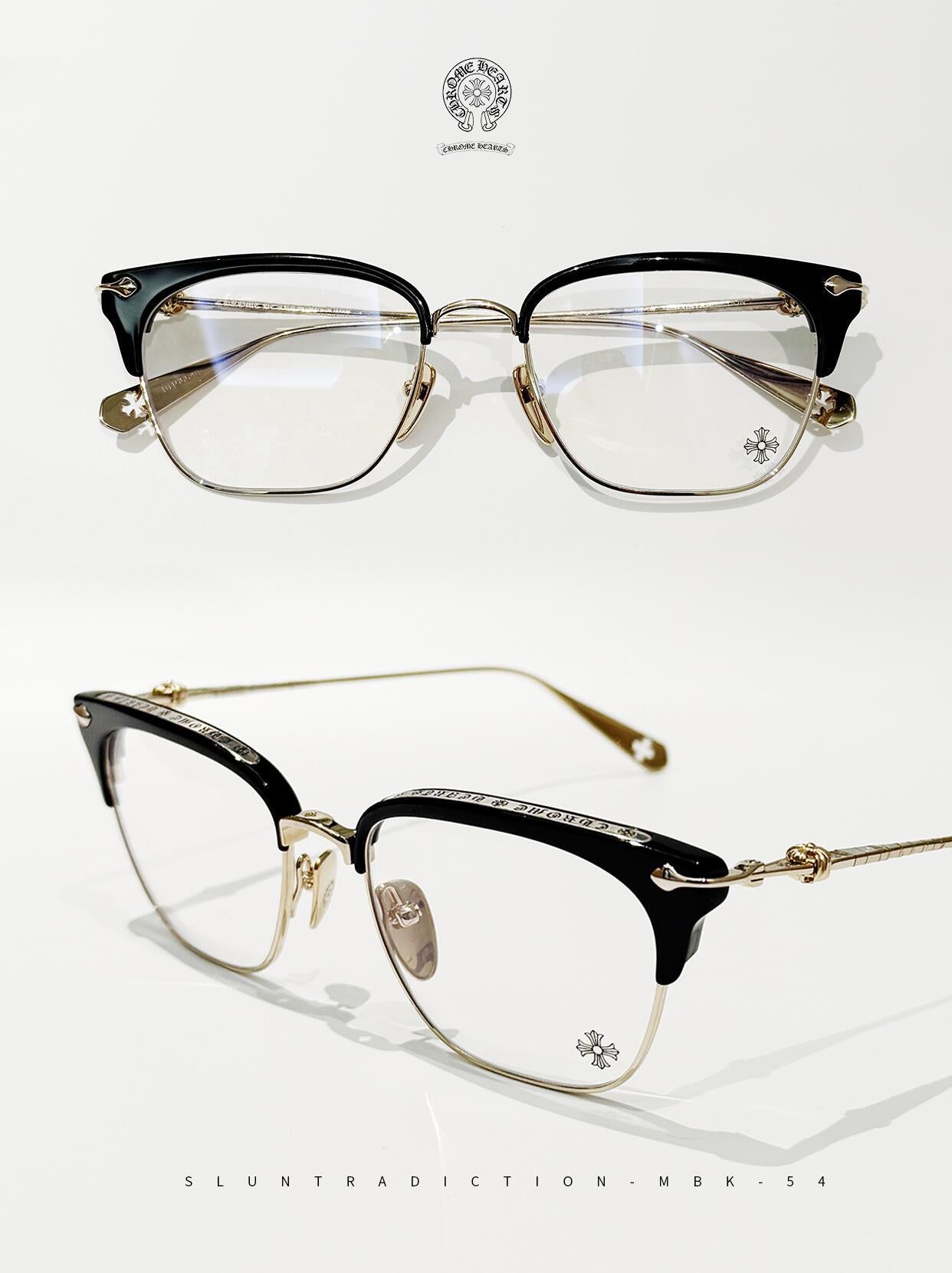Chrome Hearts glasses silver