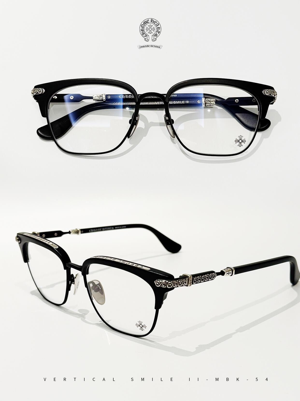 Chrome Hearts glasses silver