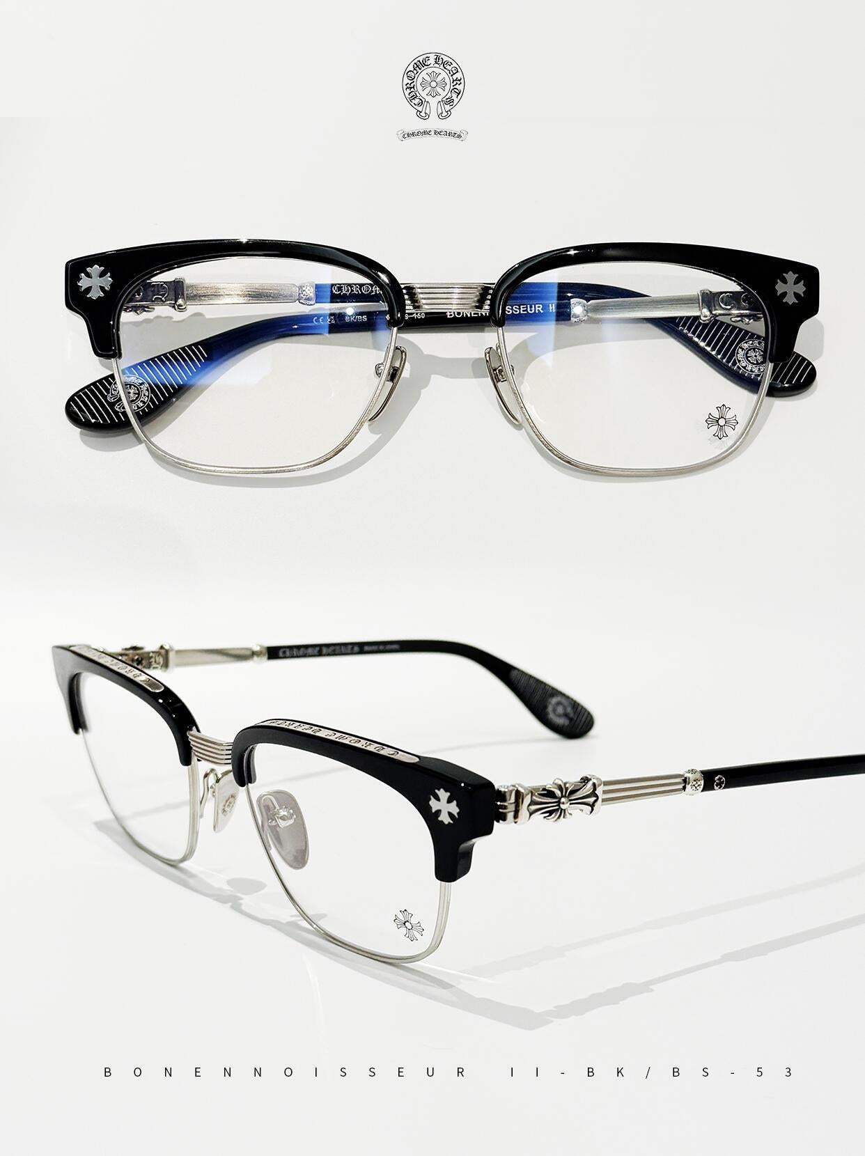 Chrome Hearts glasses silver