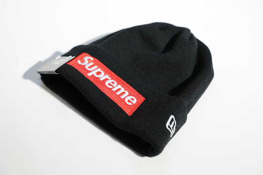 SUP x New Era Box Logo Beanie 'Black'