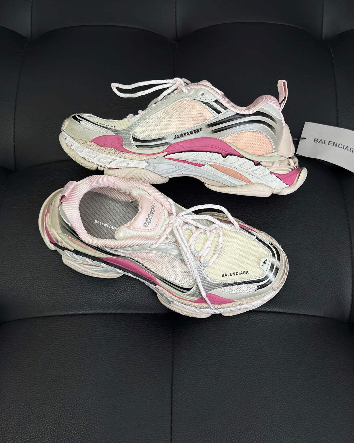 BB Women's Triple S.2 Gradient Sneaker in Purple