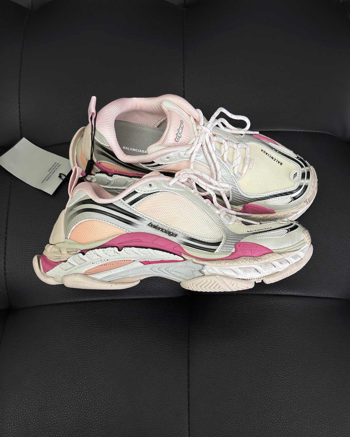 BB Women's Triple S.2 Gradient Sneaker in Purple