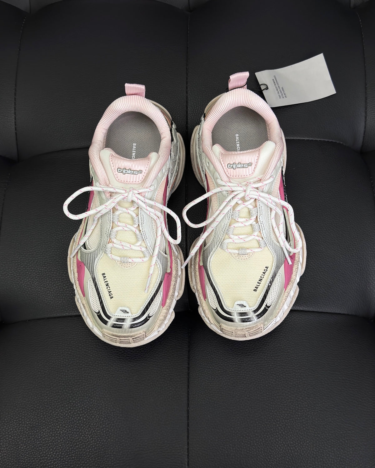 BB Women's Triple S.2 Gradient Sneaker in Purple