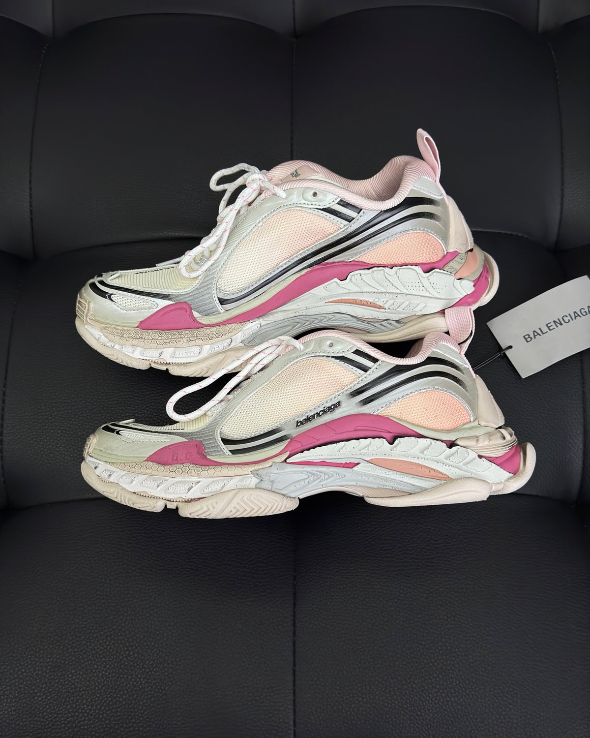BB Women's Triple S.2 Gradient Sneaker in Purple