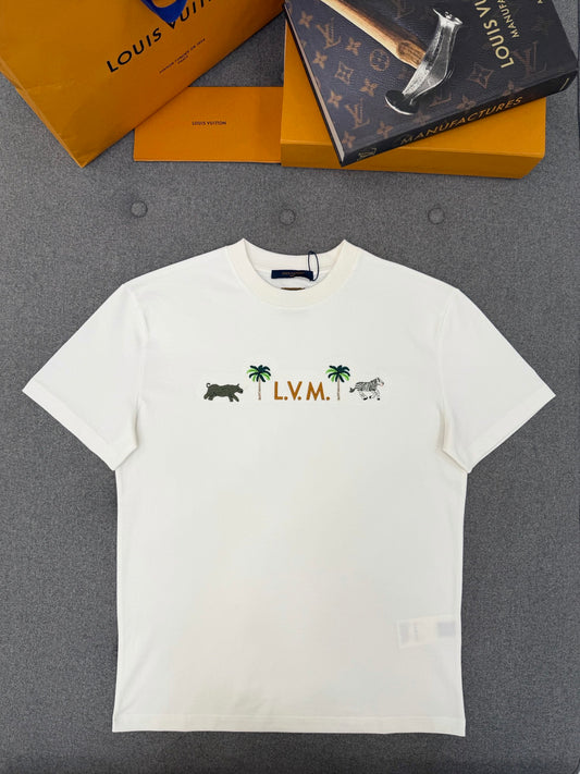 LV x The Darjeeling Limited Embroidered Short-Sleeved Crewneck 1AJVQM