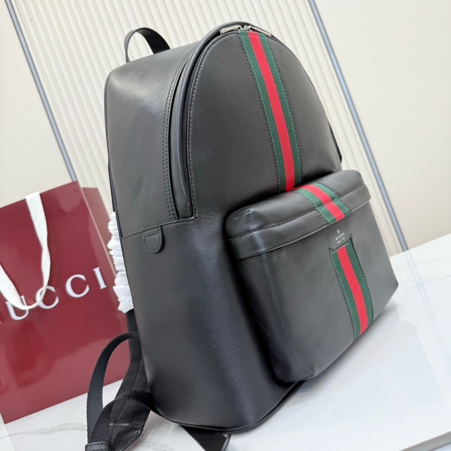 GG Web Trademark large backpack