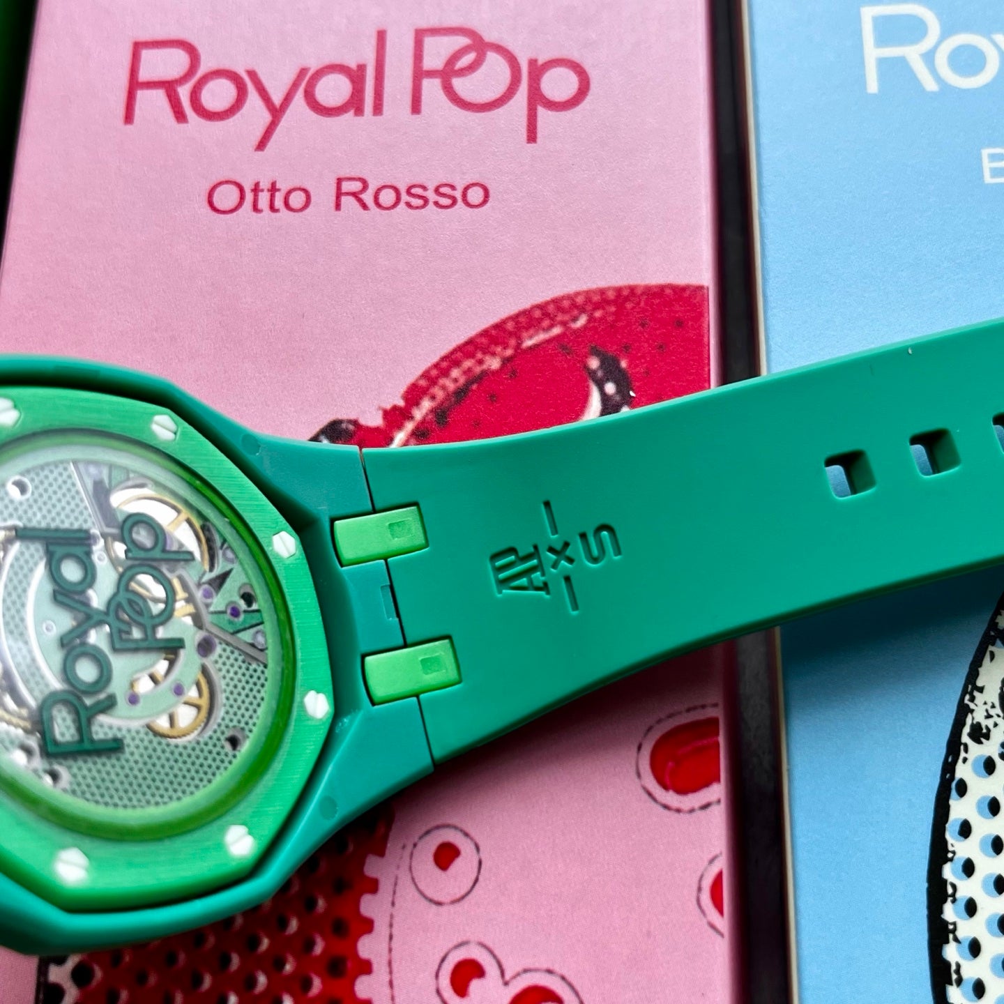 Swatch x AP Royal pop watch Green Eight