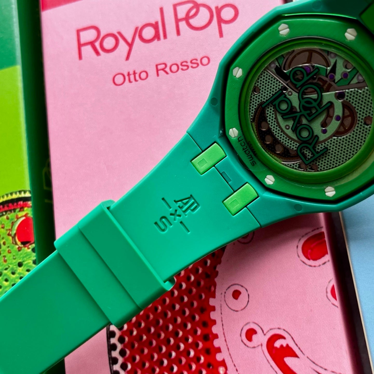 Swatch x AP Royal pop watch Green Eight