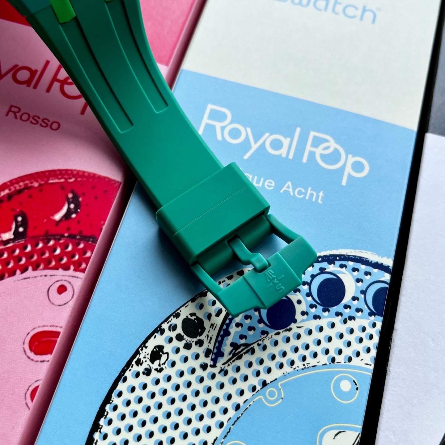 Swatch x AP Royal pop watch Green Eight