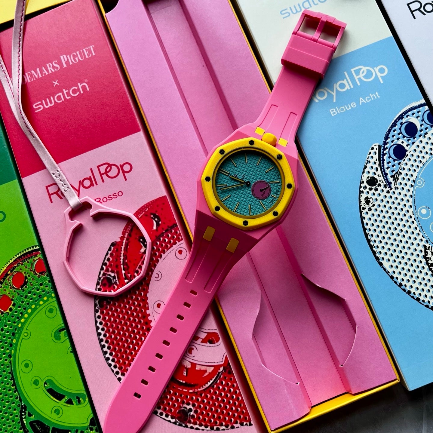 Swatch x AP Royal pop watch Otto Russo
