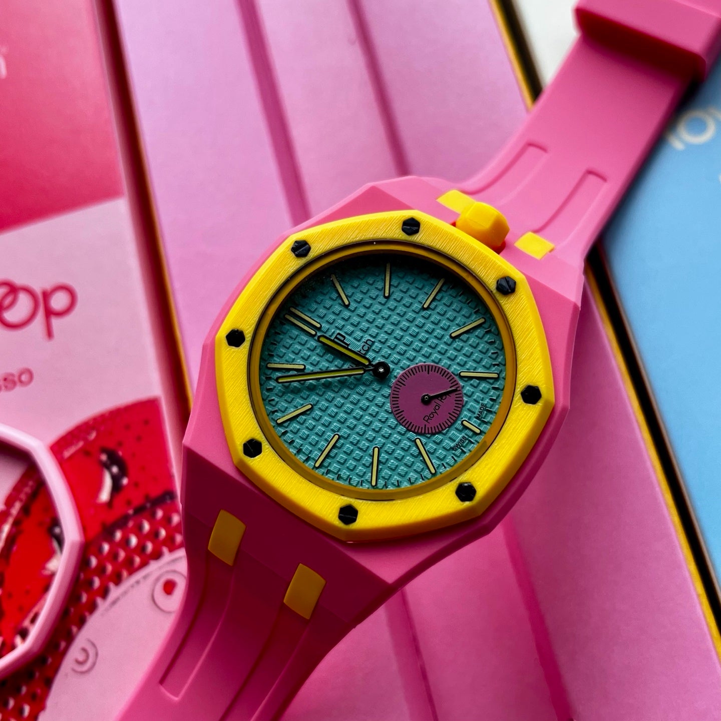 Swatch x AP Royal pop watch Otto Russo