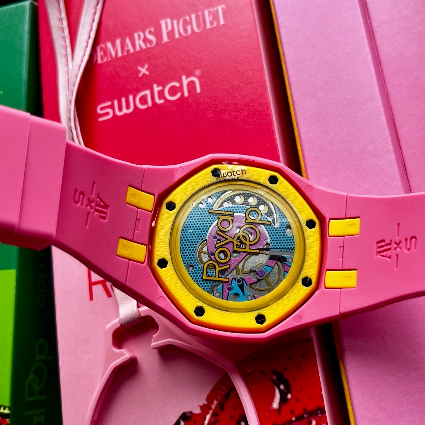 Swatch x AP Royal pop watch Otto Russo