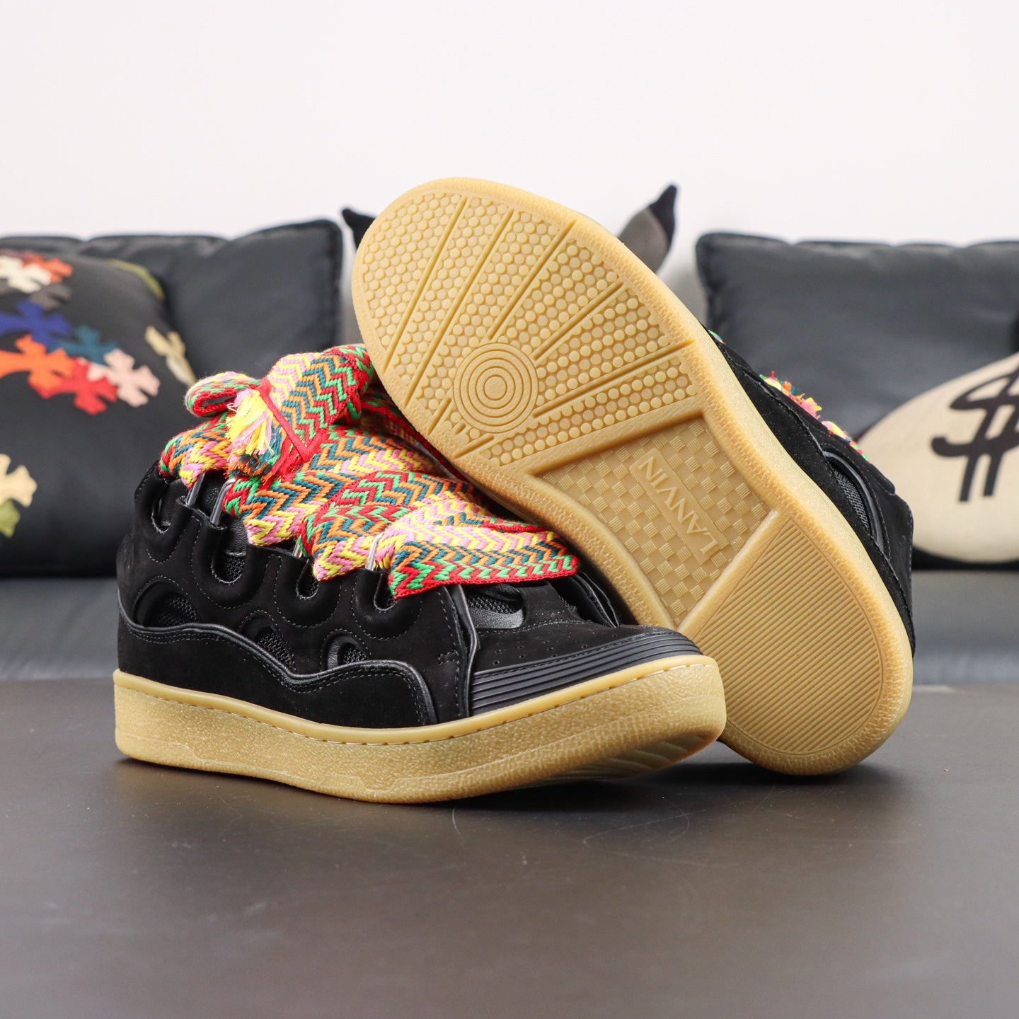Lanvin Curb Sneakers 'Black Gum' 2024