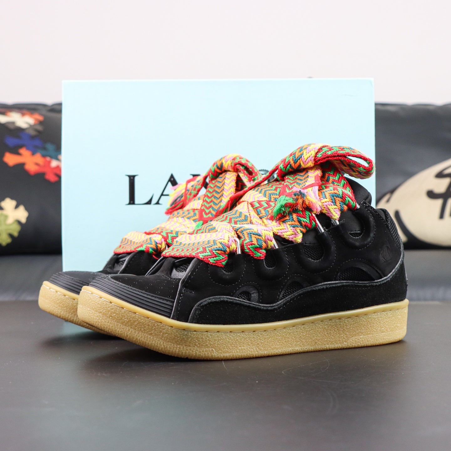 Lanvin Curb Sneakers 'Black Gum' 2024